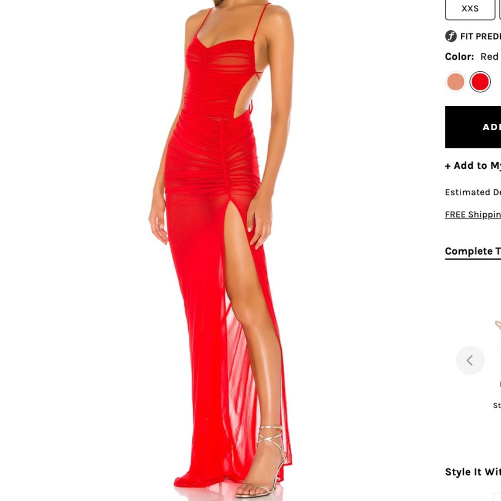 REVOLVE Michael Costello Red Dress